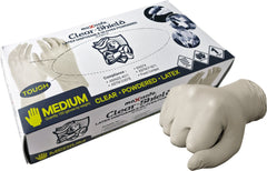 Maxisafe Latex Disposable Gloves Powdered, Box of 100