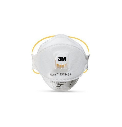 (Box of 10) 3M P1 Aura Particulate Respirator Valved (9312A+)