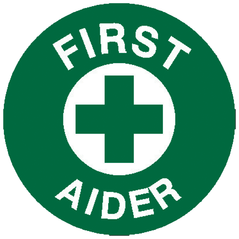 Aero Healthcare First Aider Sticker 5 x 5cm Sheet/5