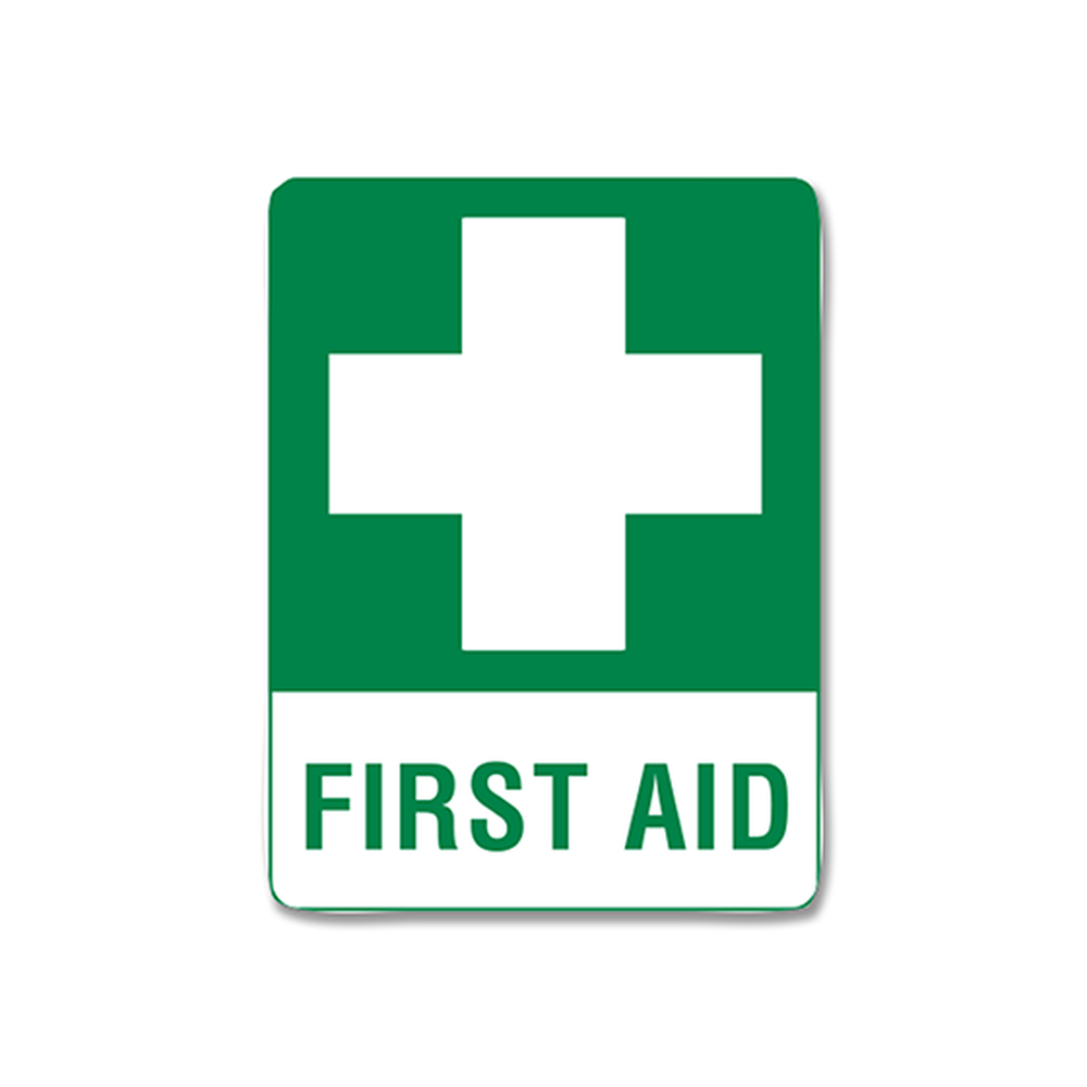 Aero Healthcare Small Metal First Aid Sign 30 x 22.5cm