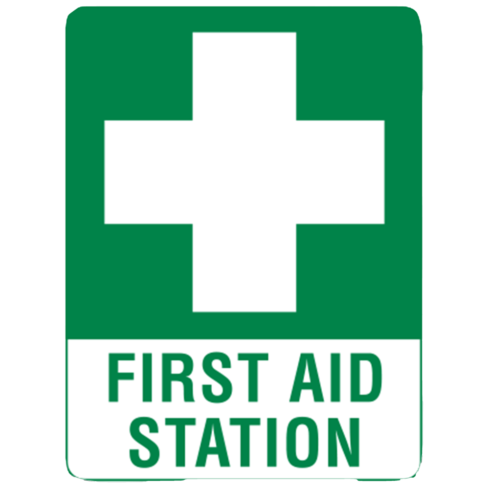 Aero Healthcare Large Poly First Aid Station Sign 60 x 45cm