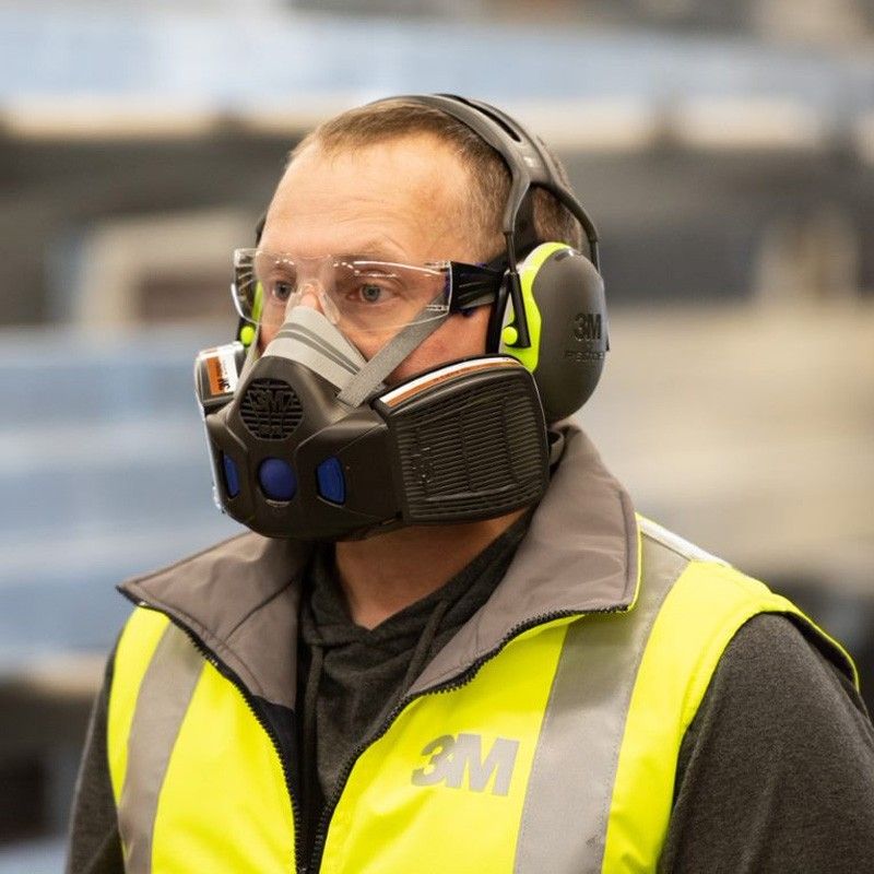 SMALL 3M Secure Click Half face Reusable Respirator (HF-801SD)