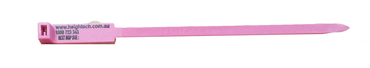 PINK (Single) 175mm Rigtag Inspection ID Tags