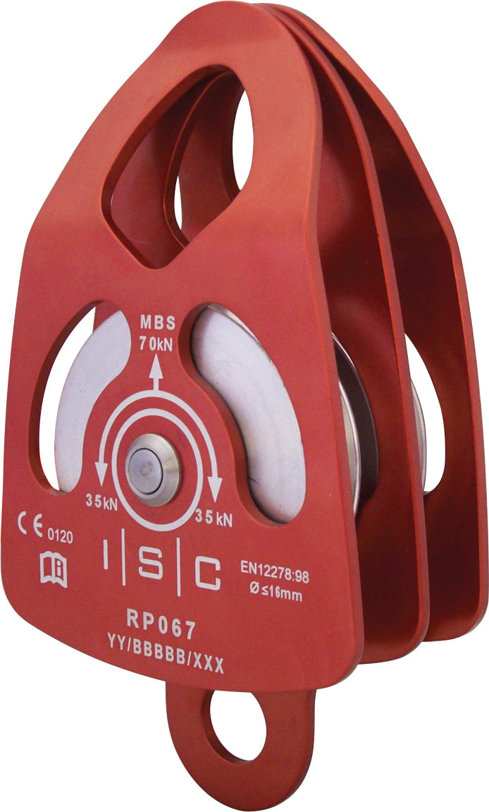 ISC Prusik Pulley Large Double Alloy