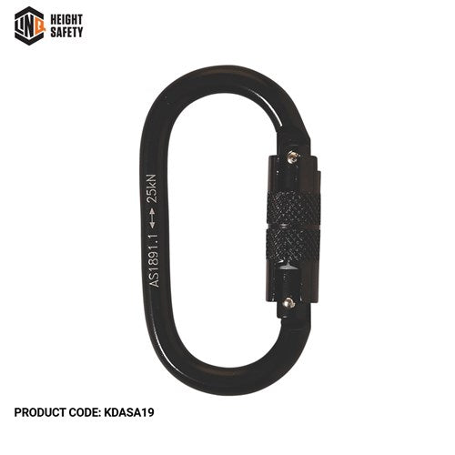LINQ Karabiner - Double Action Steel Alloy 19mm (KDASA19)