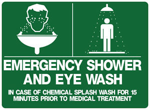 600x450mm - Poly - Emergency Shower/Eyewash (510LP)