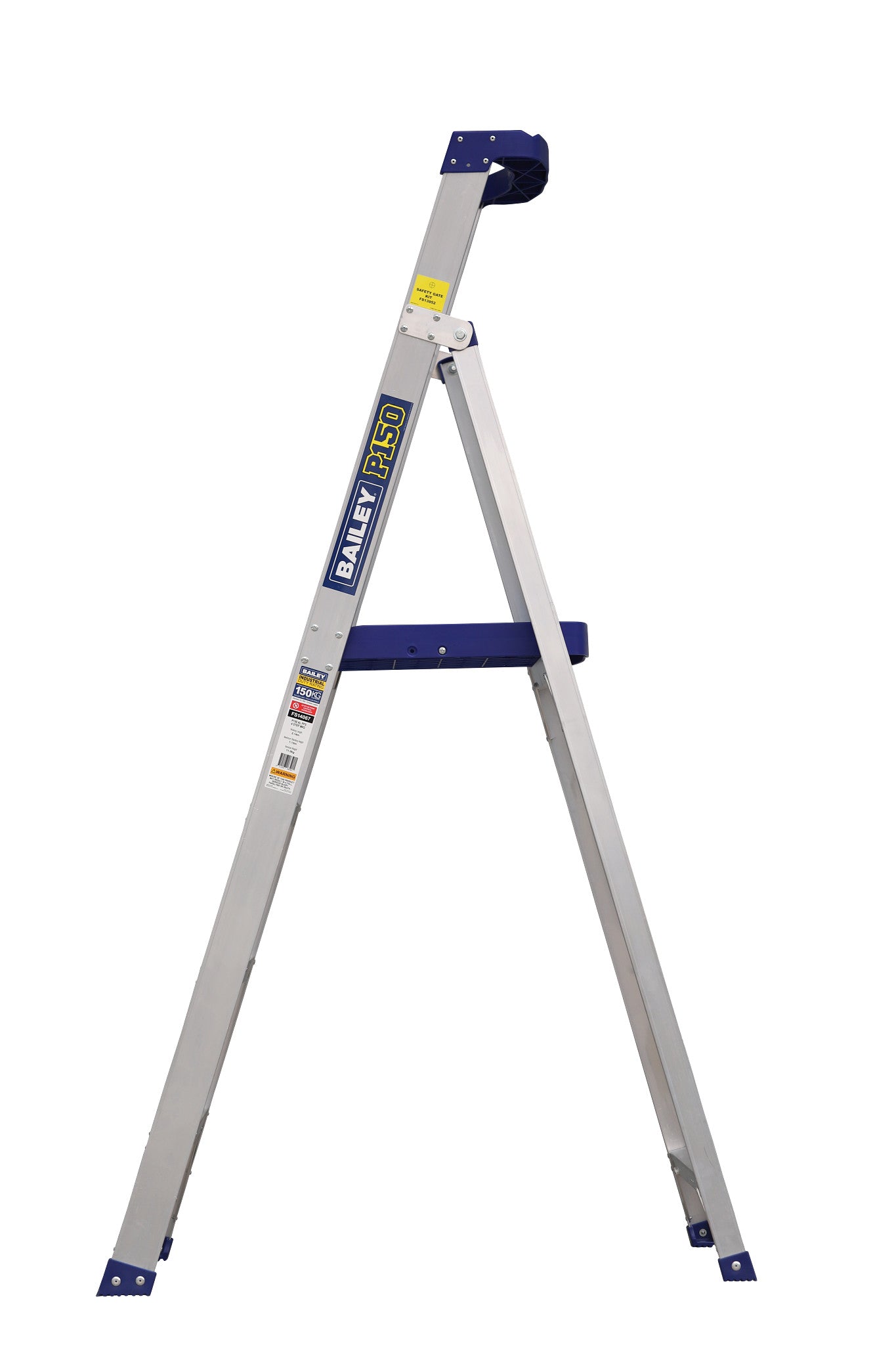 Bailey Ladders Heavy Duty Aluminium P150-4 150kg Industrial Riveted - 1.2m