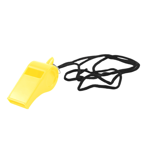 Aero Healthcare AEROSUPPLIES Yellow Plastic Whistle