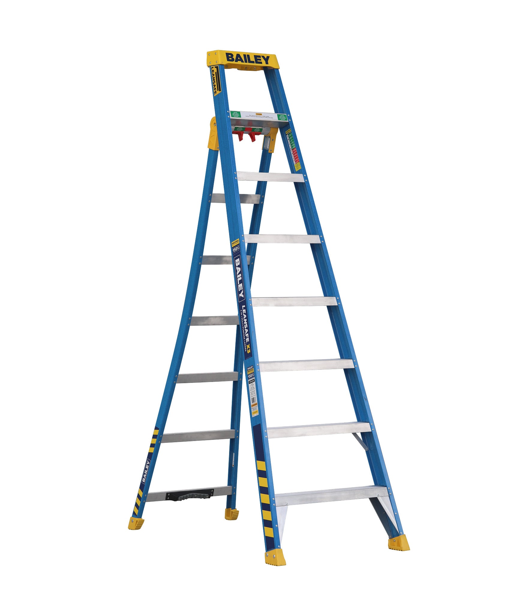 Bailey Ladders Fiberglass X3 150KG 8 2.4M