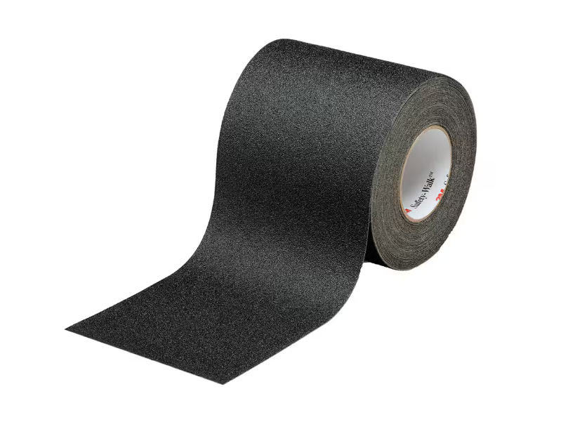 3M Safety-Walk Slip-Resistant General Purpose Tapes and Treads 610, Black, 150mmx18.2m, Roll 1/case
