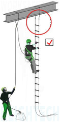 25m Wire Rope Ladder Aluminum Medium Weight