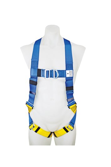 3M Protecta FIRST Fall Arrest Harness Blue & Yellow Size Medium (1390061A)