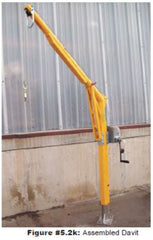 Pelsue Davit Arm Hoist Crane Heavy Duty 15kN