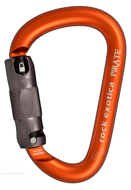Rock Exotica Pirate Auto-Lock Carabiner - 26Kn