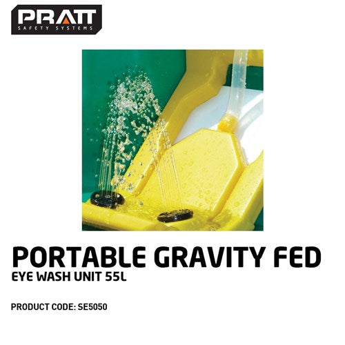 Pratt Pratt SE5050 55L Portable Gravity Fed Eye Wash Unit