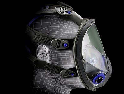 LARGE 3M Ultimate FX Full Facepiece Reusable Respirator FF-403