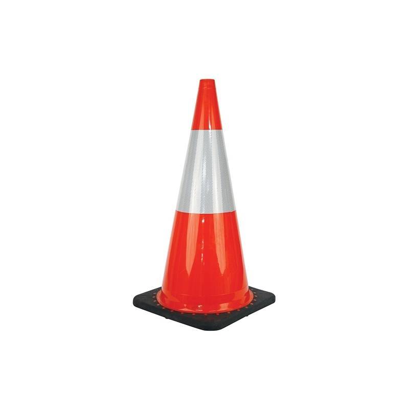 SECURiTE Traffic Cone - Reflective Orange - 700mm