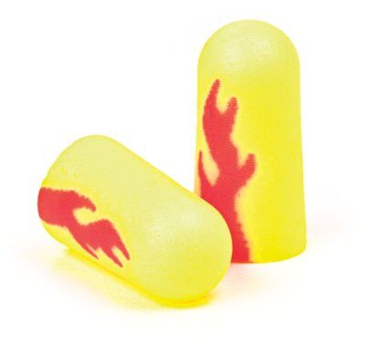 3M E-A-Rsoft Yellow Neon Blasts Uncorded Earplugs Poly Bag 200 pairs/box (312-1252)