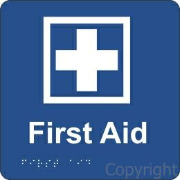 FIRST AID 180x180mm Laminate & Braille