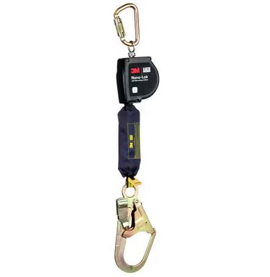 3M DBI-SALA Nano-Lok Extended Length Self-Retracting Lifeline with Anchor Hook 3100604, Web, 9 ft