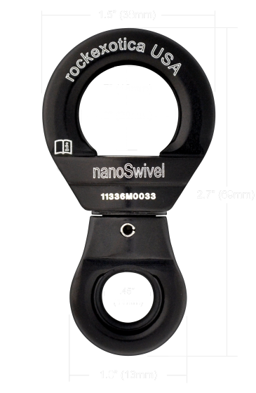 Rock Exotica NanoSwivel with O-ring 23Kn