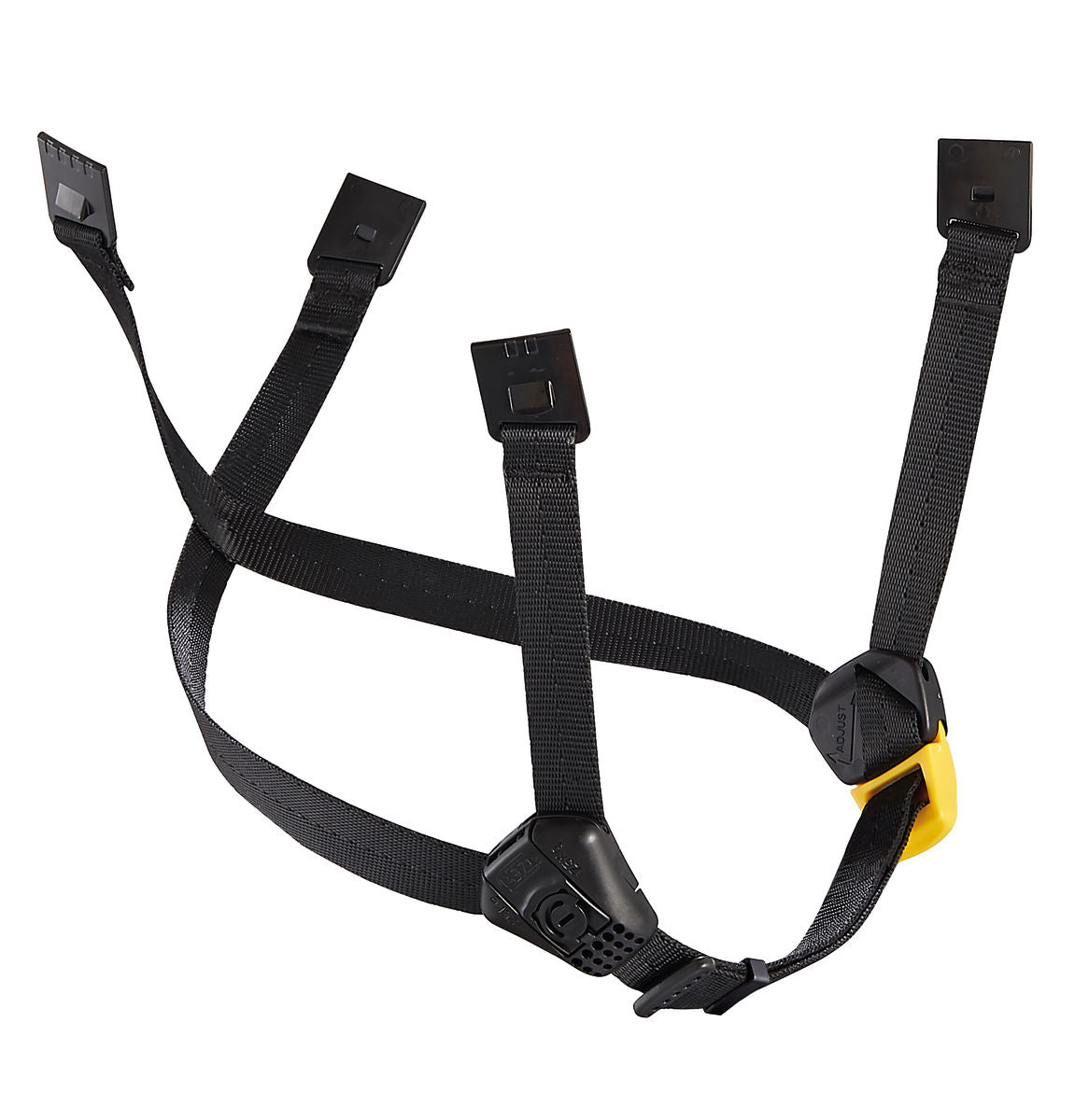 Petzl Standard DUAL chinstrap for VERTEX and STRATO Helmets BLK/YEL (A010FA00)