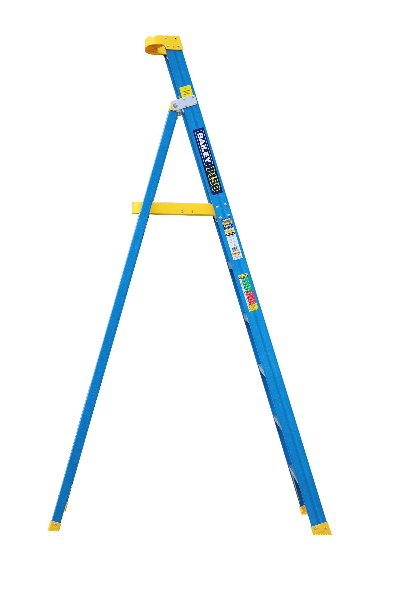 Bailey Ladders Heavy Duty Fibreglass P150-6 150kg Industrial Riveted - 1.8m