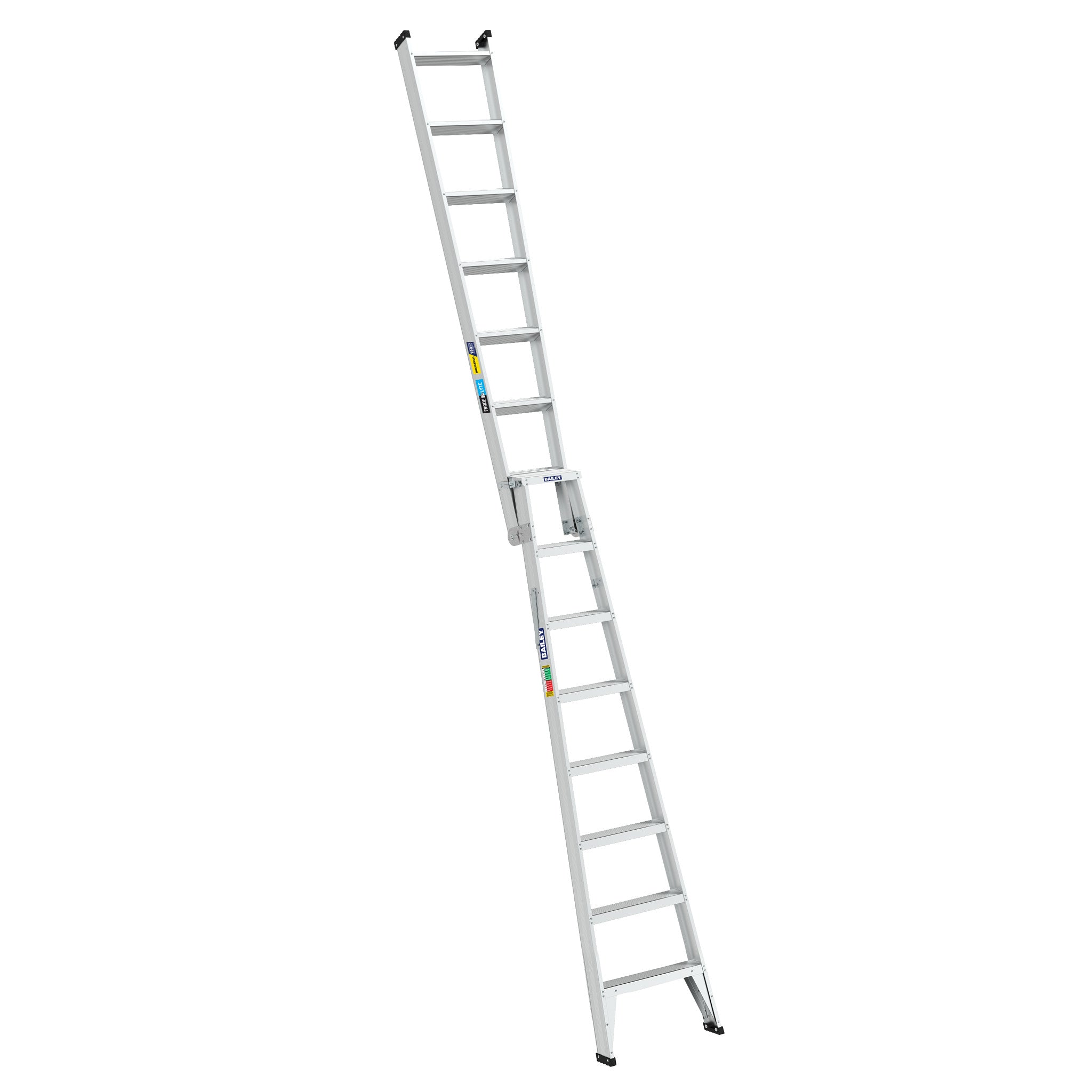 Bailey Ladders Trade Lyte 150kg Aluminium Dual Purpose 8 2.4m/4.4m