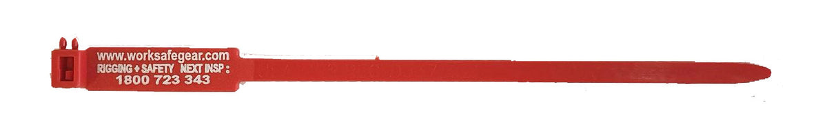 RED 175mm Rigtag Inspection ID Tags
