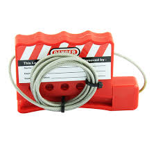 Insulation Cable Lock for valves and cabinets
