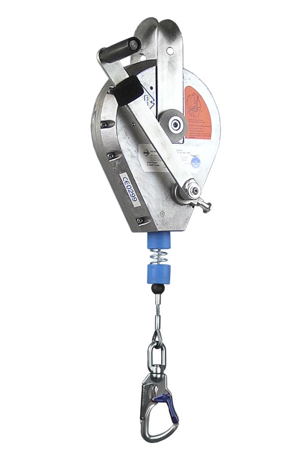 IKAR Type 3 Fall Arrest Device With Recovery Mechanism (Aluminium Housing, Steel Cable Lifeline)