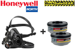 SMALL HONEYWELL NORTH 7700 Half Face Mask +  A1B1E1 Filters N06575003L