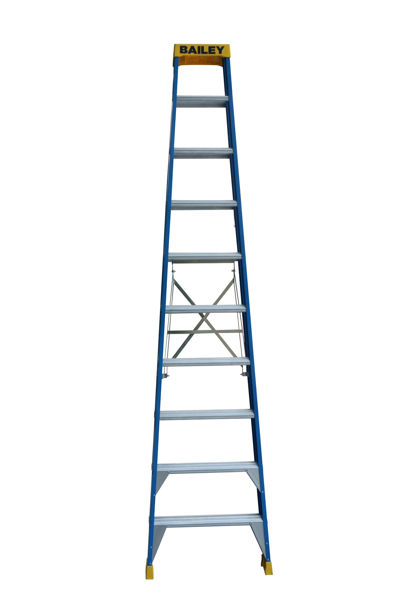Bailey Ladders Pro Fibreglass Double Sided 10 150kg Industrial Punchlock - 3.0m