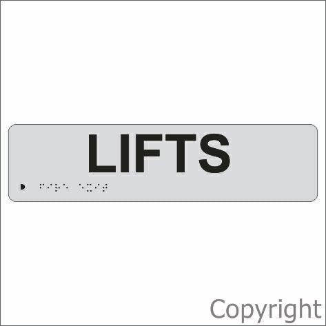 LIFTS 100x400mm Laminate & Braille
