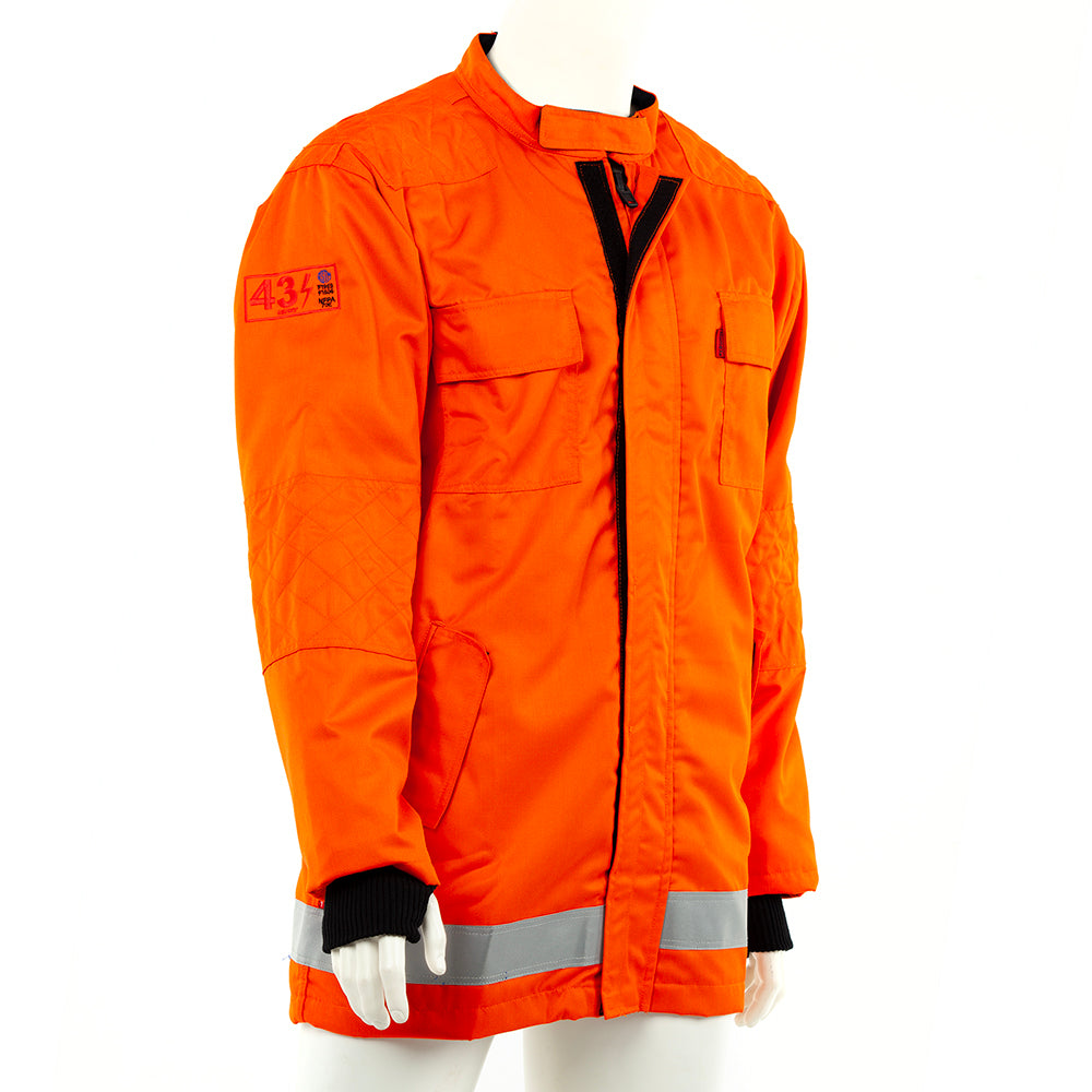 Sherwood Nomex Arc Jacket HRC4 43cal. Orange D/N Stripe Size L