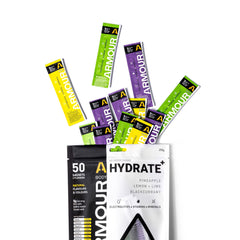 Body Armour Hydrate+ Hypotonic Sachets (Mixed Pack of 50)