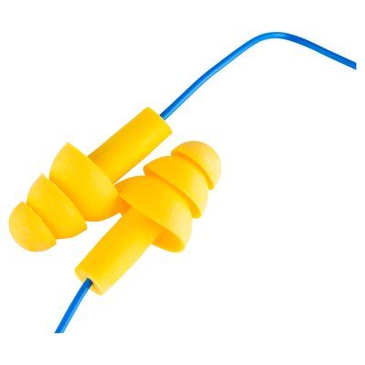 3M E-A-R UltraFit Corded Earplugs Poly Bag 100 pairs/box (340-4004)