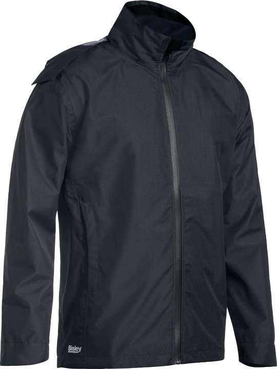 Bisley Lightweight Mini Ripstop Rain Jacket with Concealed Hood