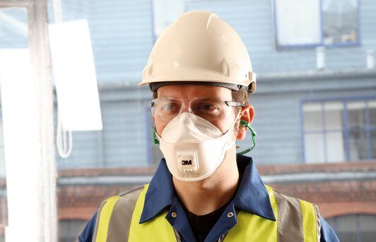 3M Aura 9312A+ Respirator Flat Fold with Valve 120 Masks