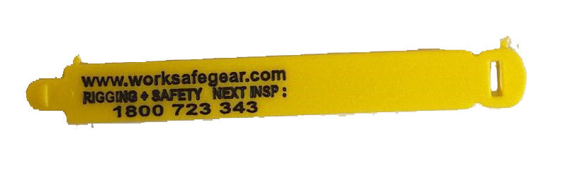 YELLOW 95mm WrapStrap ID Tags