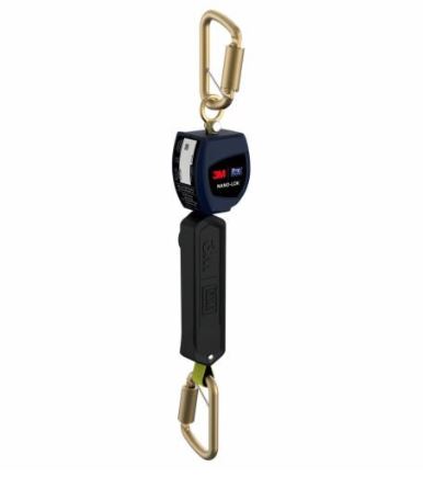 3M DBI-SALA 1.8m Nano-Lok Single Leg Webbed SRL with Carabiner Connector (3101339)