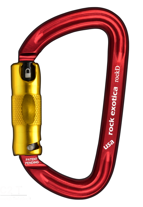Rock Exotica rockD Twist-Lock Carabiner - 29Kn