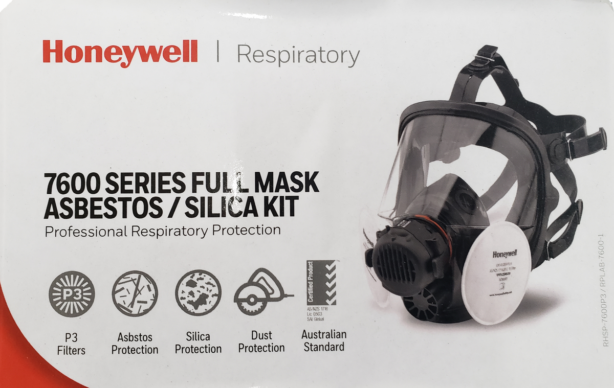 HoneyWell North 7600 Medium Full Face Respirator Medical + N7500P3 Filters