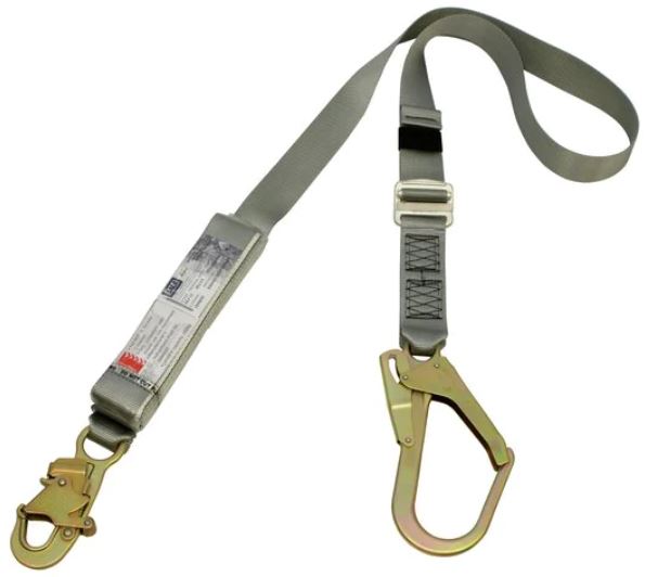 3M DBI-SALA EZ-Stop Shock Absorbing Webbing 2m Lanyard - Single Tail