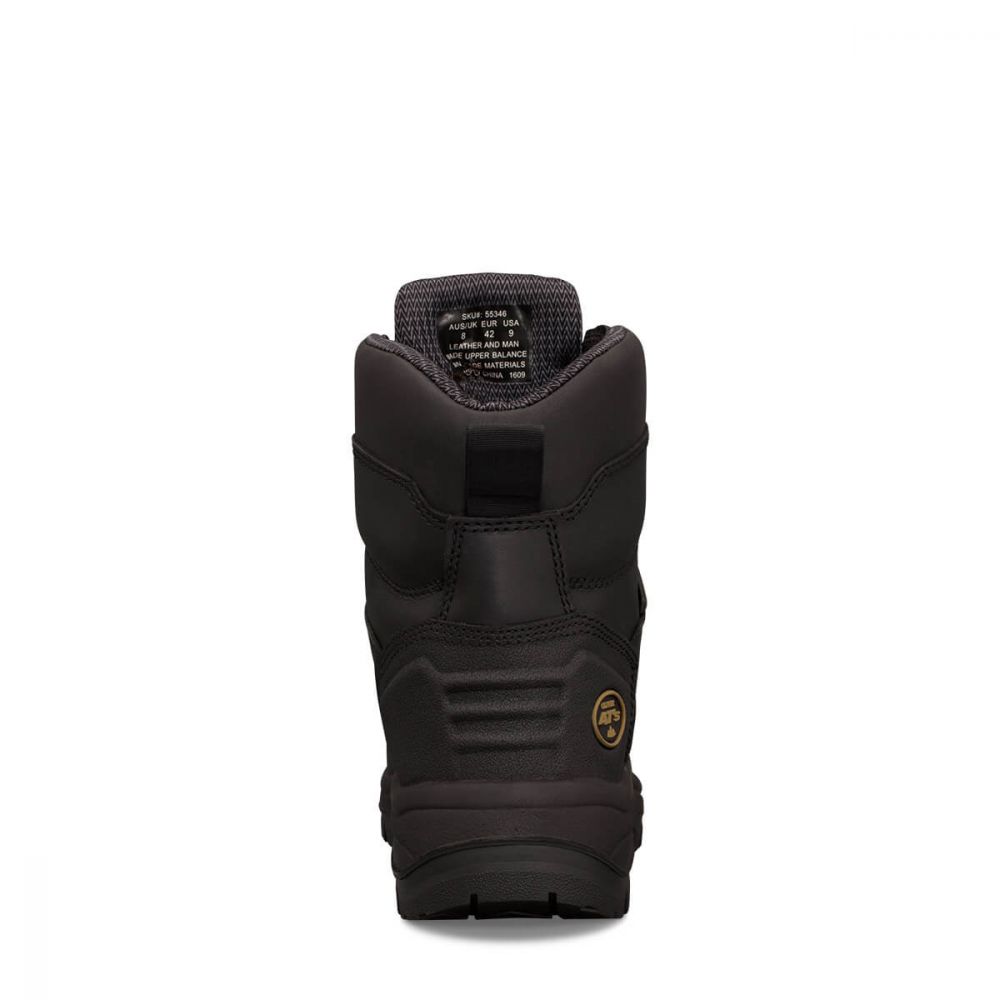 Oliver 150mm Black Lace Up Met Boot (55-346)