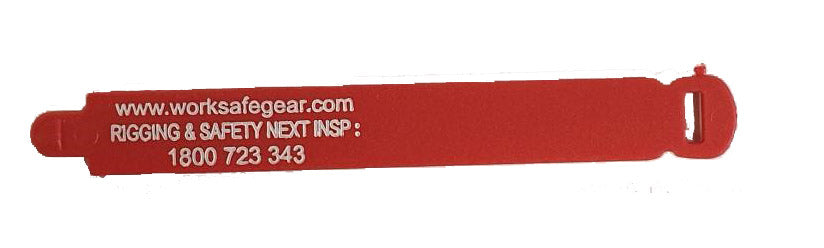 RED 95mm WrapStrap ID Tags