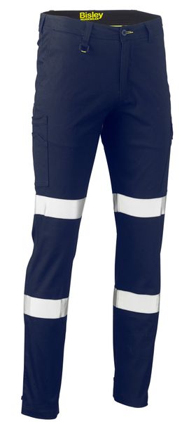 Bisley Taped Stretch Cotton Drill Cargo Pants