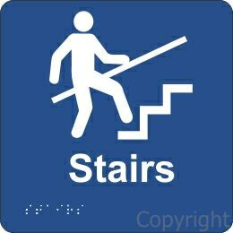 STAIRS 180x180mm Laminate & Braille