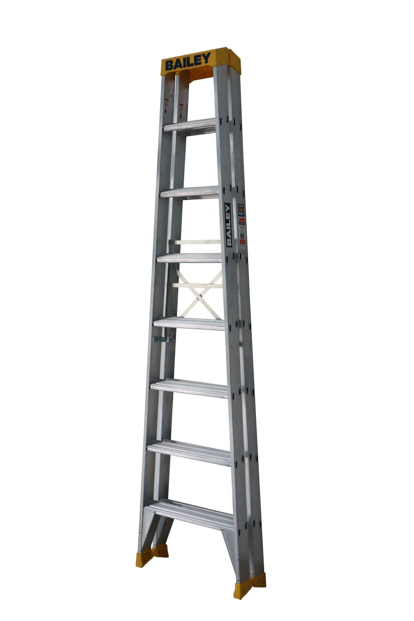 Bailey Ladders Pro Aluminium Double Sided8 150kg Industrial Punchlock - 2.4m