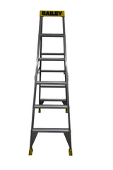Bailey Ladders Pro Aluminium Double Sided6 150kg Industrial Punchlock - 1.8m